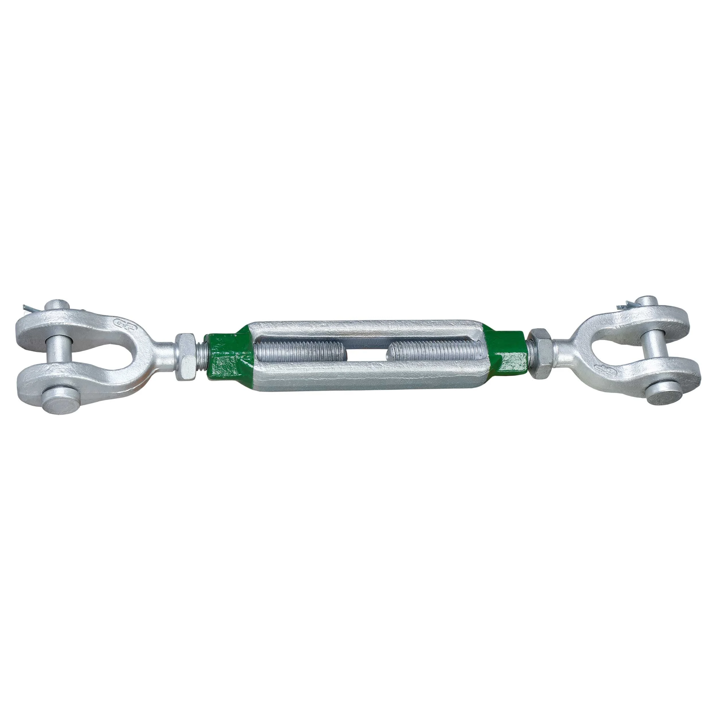 2" x 24" Van Beest Jaw & Jaw Galvanized Turnbuckle - G-6313