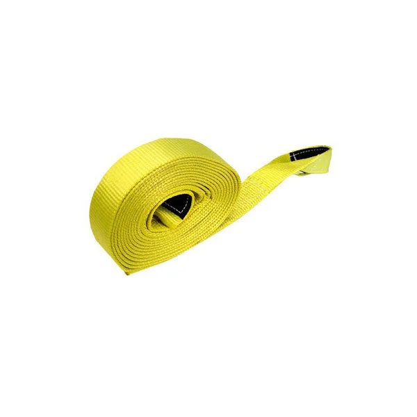 2" x 30' Heavy Duty Recovery Strap with Reinforced Cordura Eyes - 1 Ply | 8,000 WLL