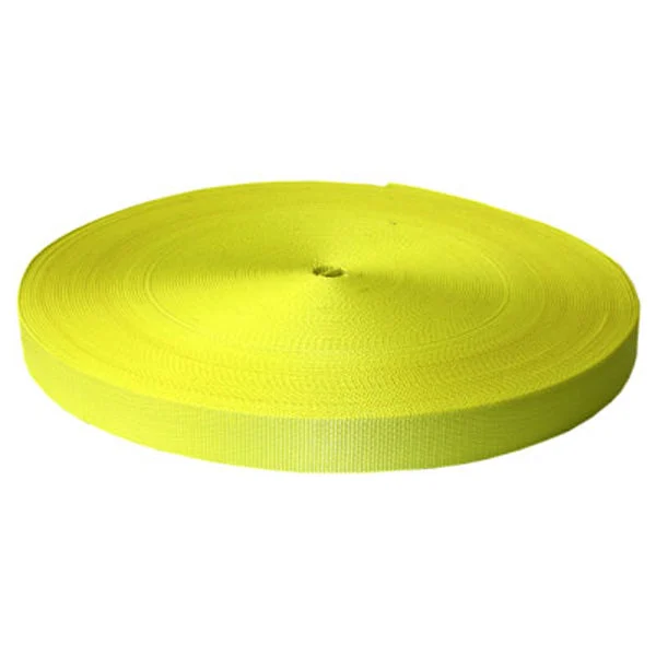 2" x 300' 14K Nylon Webbing - Yellow (Economy)