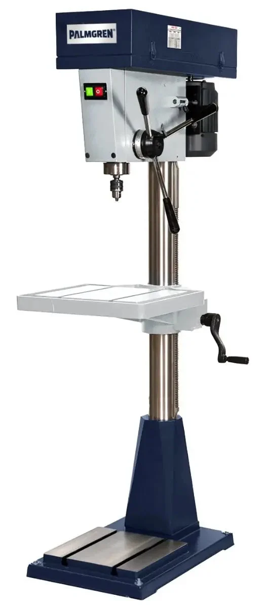 20" 12-Speed Floor Step Pulley Drill Press