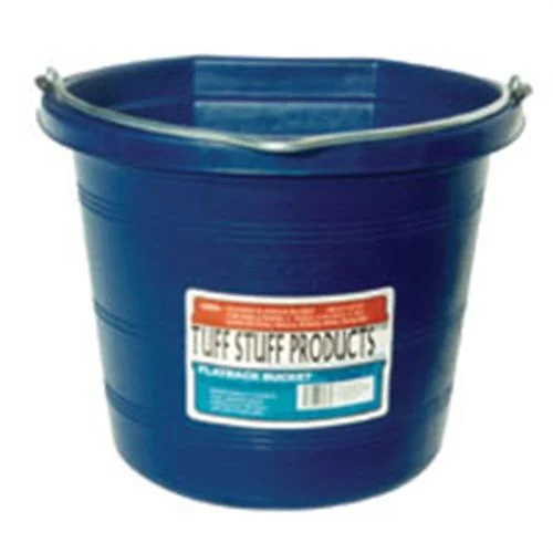 20 qt. Flatback Bucket Blue