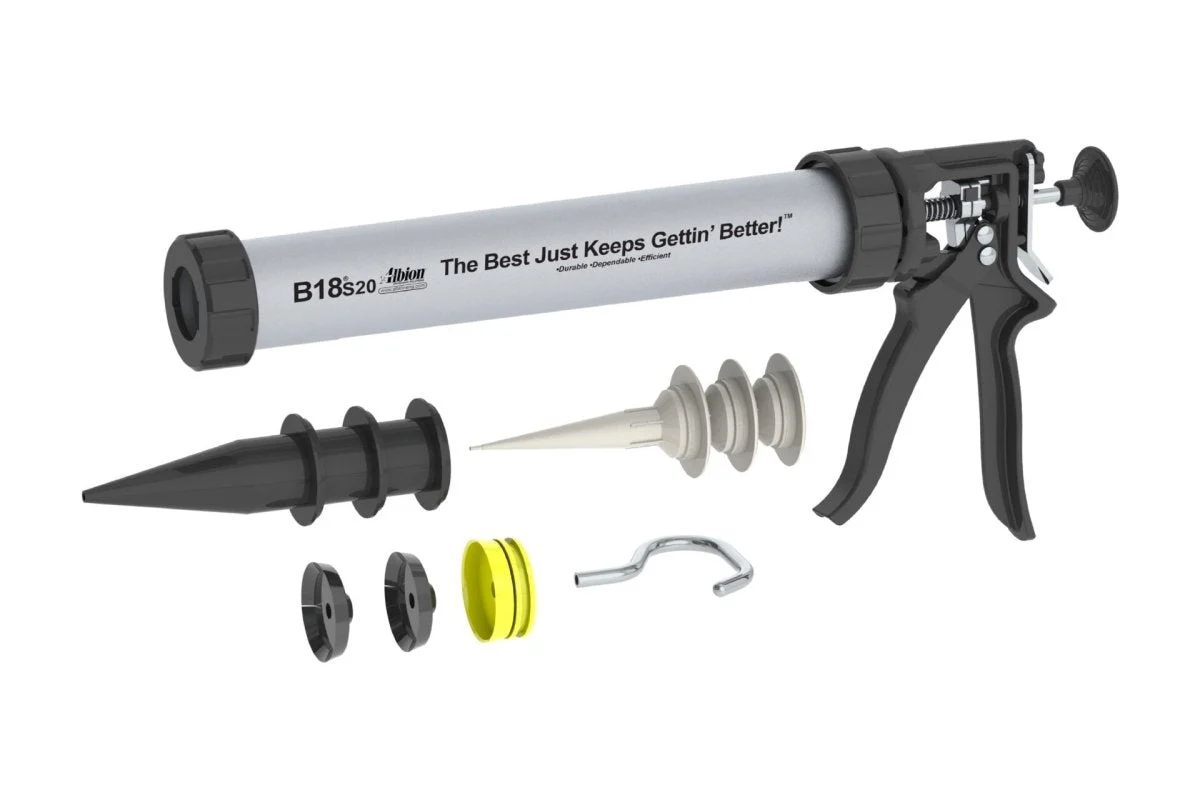 20oz B-Line Manual Sausage Gun w/ 18:1 Ratio Drive (10 Count)