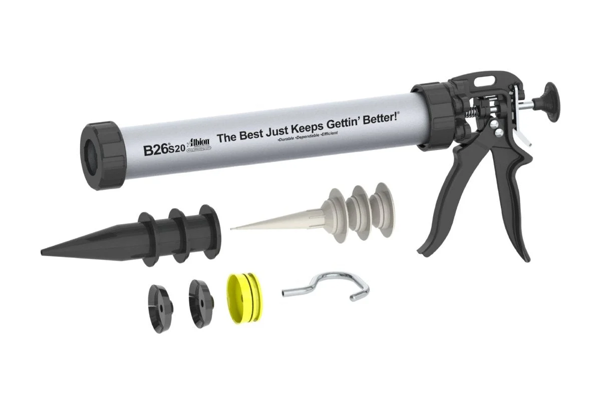 20oz B-Line Manual Sausage Gun w/ Highest-Thrust 26:1 Ratio Drive (10 Count)