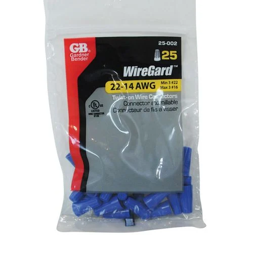 #22-#16 AWG Blue WireGuard Twist-on Wire Connector (25 pack)