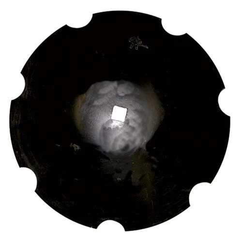 24" x 6MM Notched Disc Blade - Cone 1-1/2" SCH 4-1/2" CONC