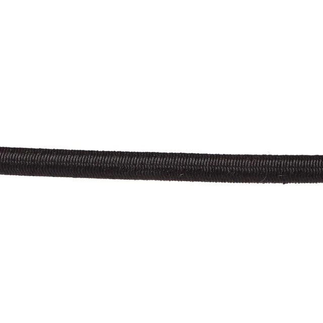 3/16''-5mm Black Polyester Shock Cord 100 ft