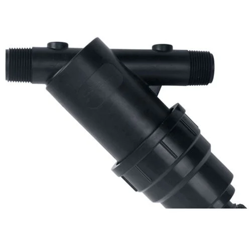 3/4" Male Pipe Thread x 3/4" Male Pipe Thread Filter with Flush Cap