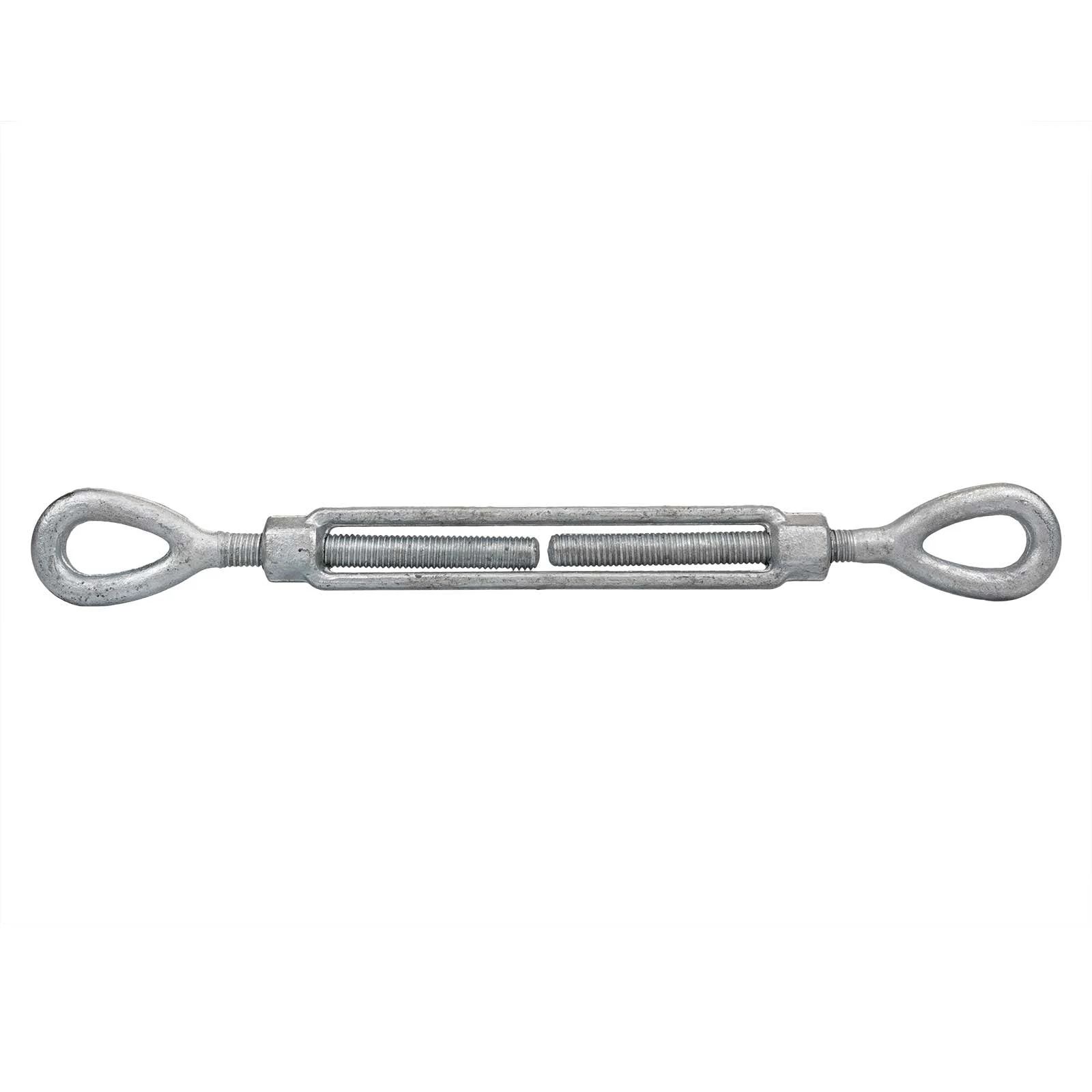 3/4" x 18" Eye & Eye Galvanized Turnbuckle