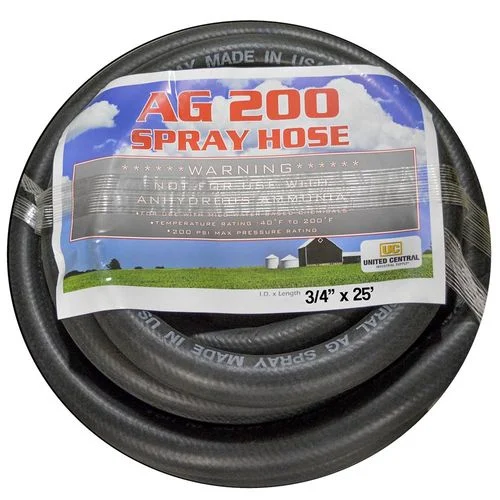 3/4" x 25' Pre-Cut 4 Spiral Reinforced Sprayer Hose