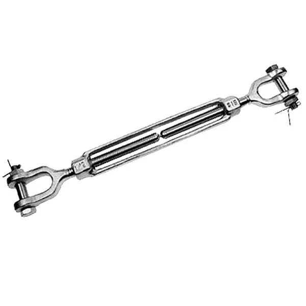 3/4" x 6" Forged Jaw & Jaw Stainless Steel Turnbuckle