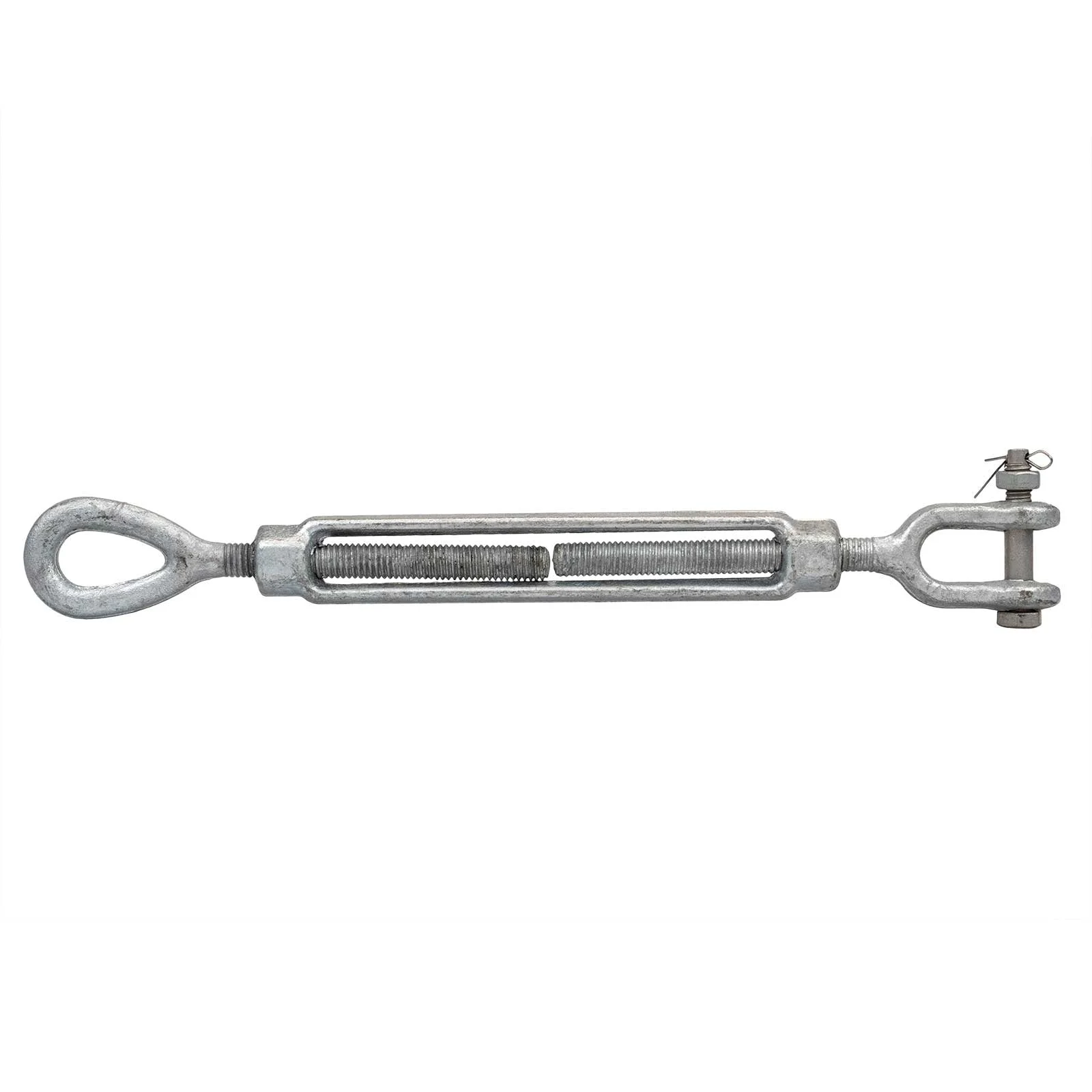 3/4" x 6" Jaw & Eye Galvanized Turnbuckle