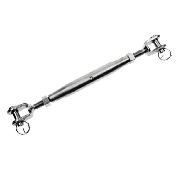 3/4" x 8-3/8" Jaw & Jaw Stainless Steel Pipe Turnbuckles