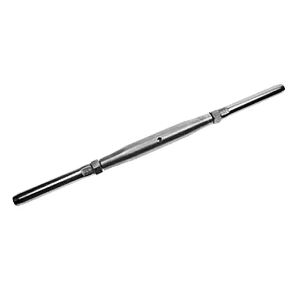 3/4" x 8-3/8" Swage Stud & Swage Stud Stainless Steel Turnbuckle | 1/2" Cable