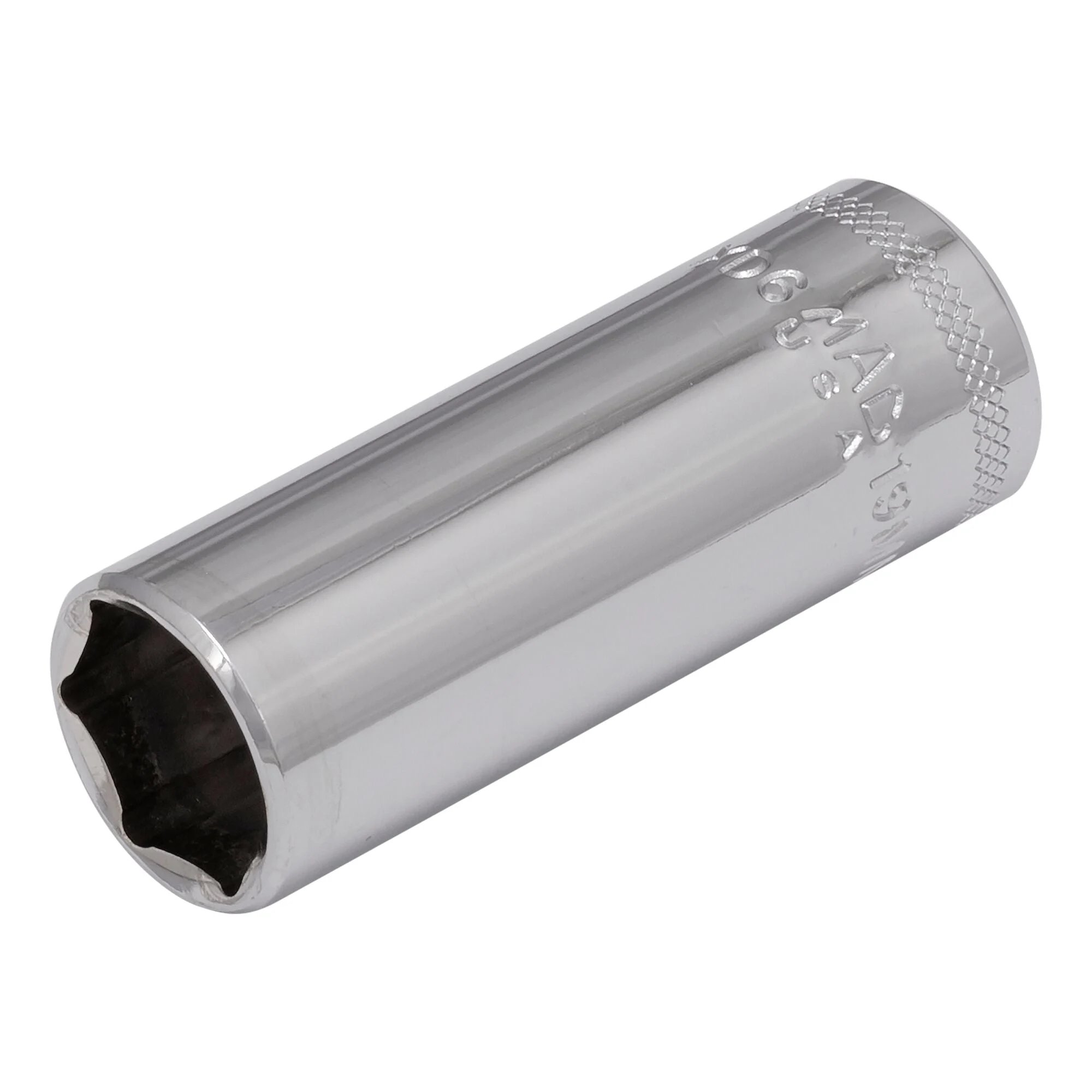 3/8" Drive Deep Socket 19mm - 6-PT.