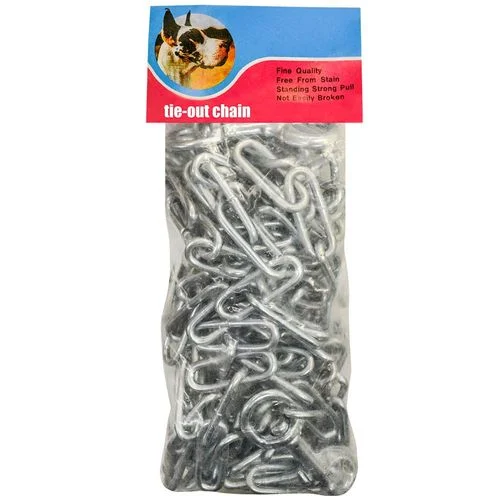3.8 mm x 15' Long Link With 2 Snaps Tie Out Chain