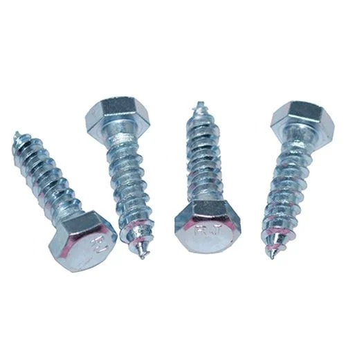 3/8" X 1-1/2" Hex Lag Screw Zinc (4/ Bag)