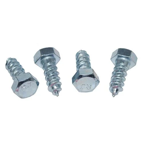 3/8" X 1" Hex Lag Screw Zinc (4/ Bag)