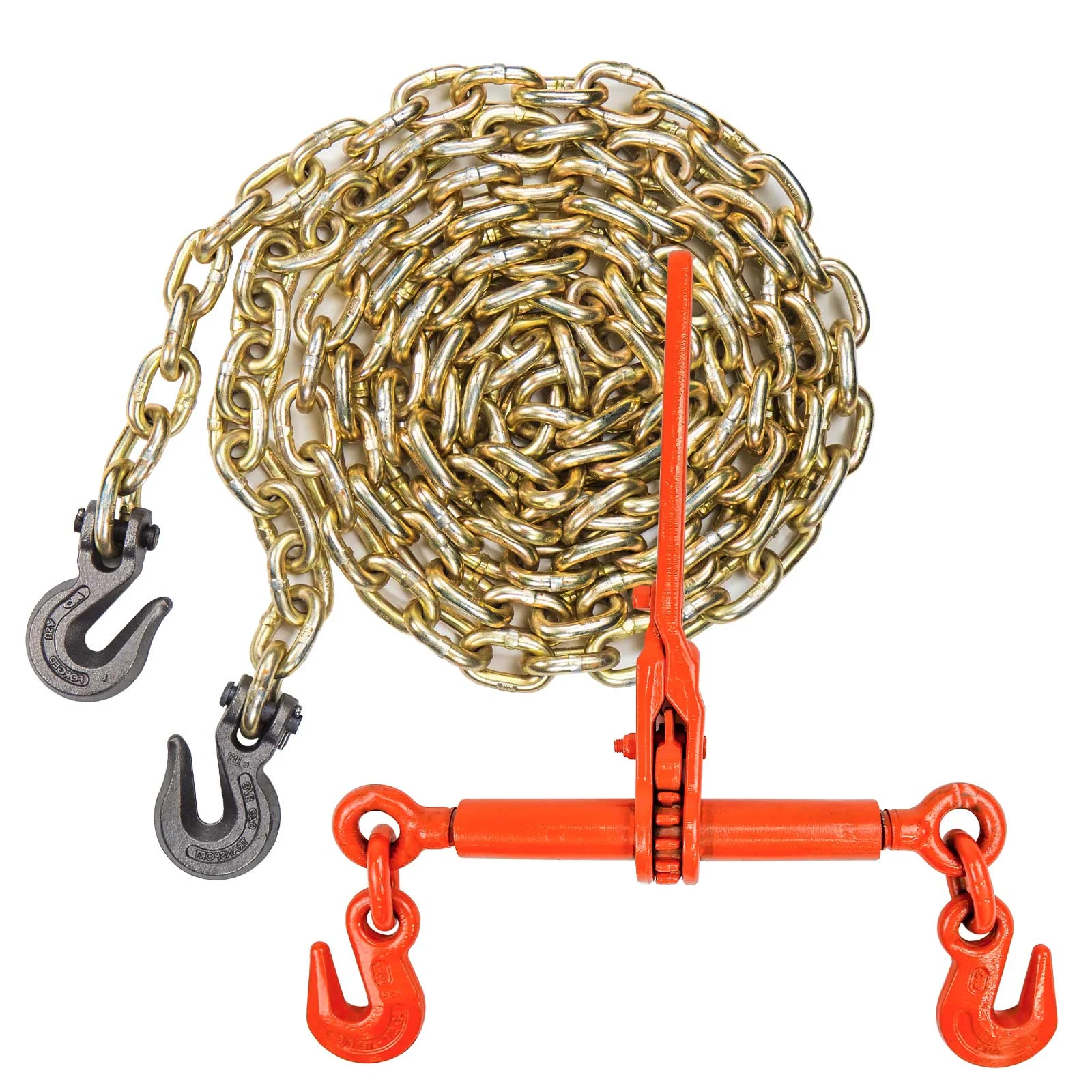 3/8" x 16' CM Grade 70 Transport Chain and Binder Kit | Made in USA