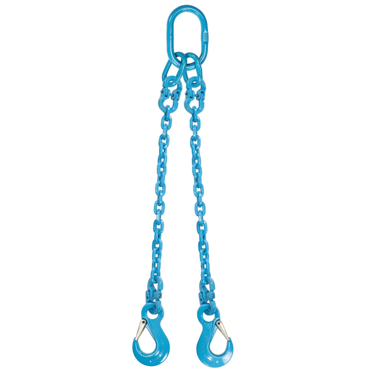 3/8" x 16' Pewag 2 Leg Chain Sling w/ Sling Hooks - Grade 120