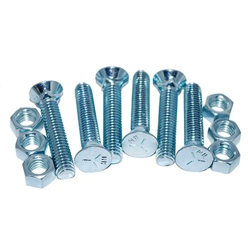 3/8" X 2" #3 HEAD GR.5 PLOW BOLT W/NUTS