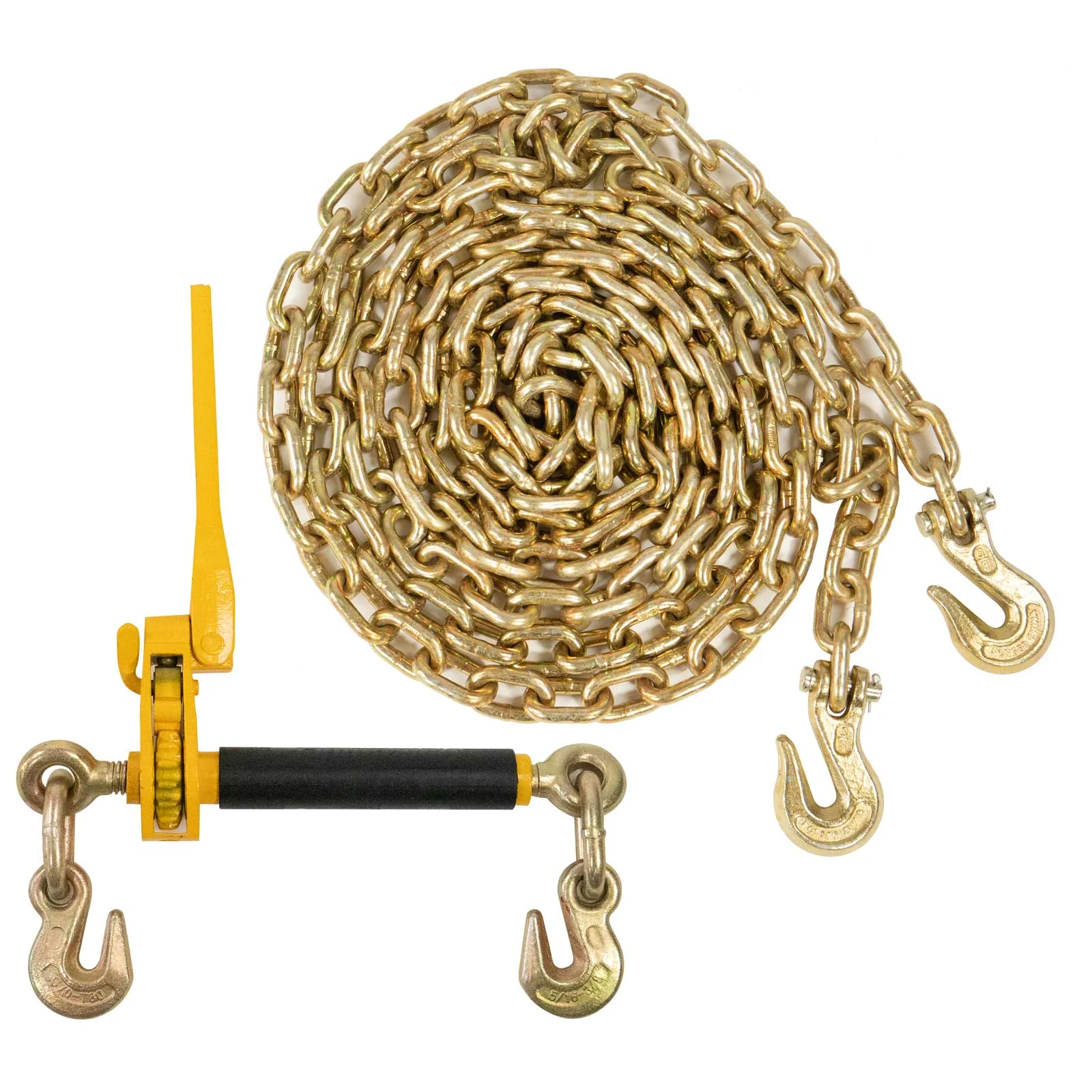 3/8" x 20' Grade 70 Transport Chain and Binder Kit | Peerless QuikBinder Plus