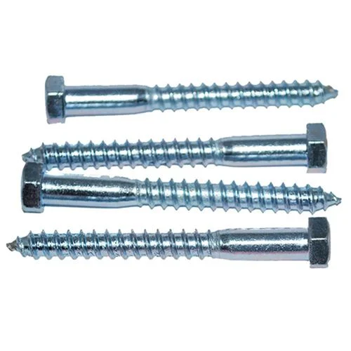 3/8" X 3-1/2" Hex Lag Screw Zinc (4/ Bag)