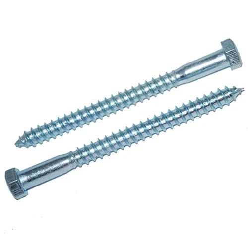 3/8" X 4-1/2" Hex Lag Screw Zinc (2/ Bag)