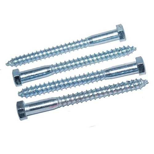 3/8" X 4" Hex Lag Screw Zinc (4/ Bag)