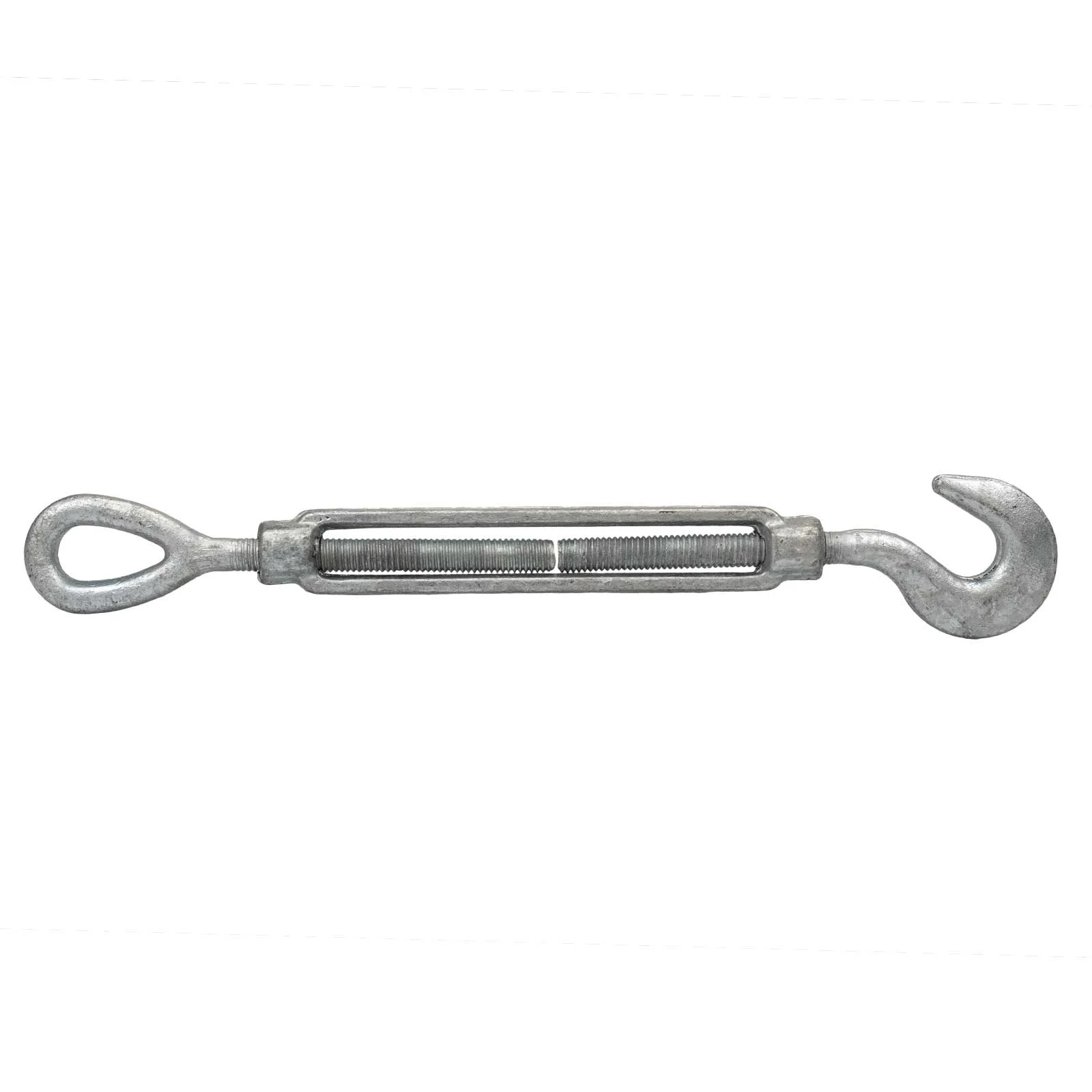 3/8" x 6" Hook & Eye Galvanized Turnbuckle