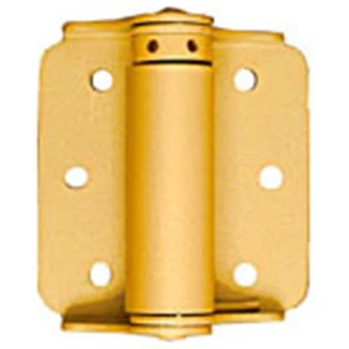 3" BakEnamel Brass Adjustable Spring Hinge (2 pack)