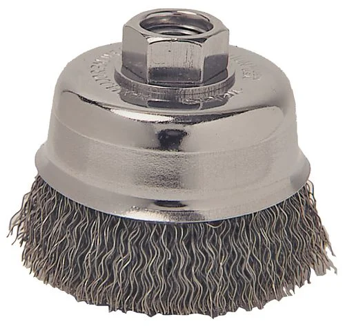 3" Carbon Steel Cup Brush (5/8" x 11) Arbor Center Hole