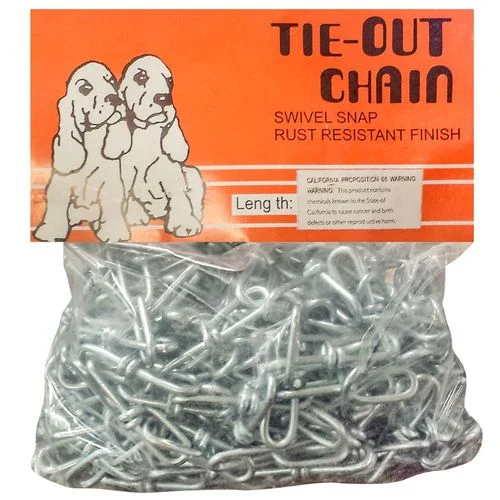 #3 Chain x 30 Feet Galvanized Tie Out Dog Chain