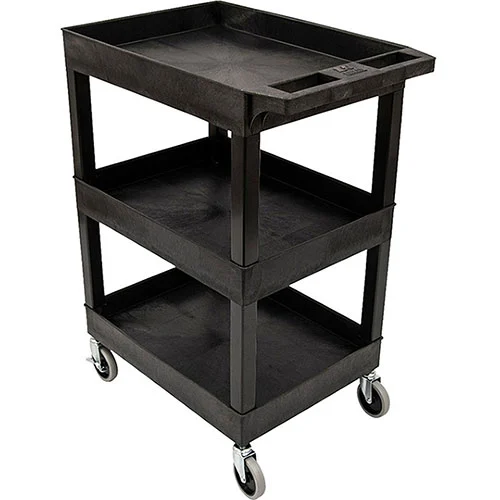 3 Shelf Detail Cart & 2 Bin Combo
