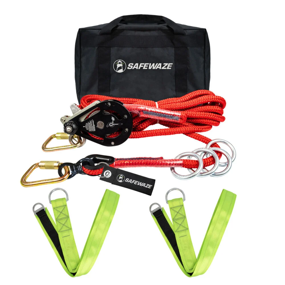 30'/60'/80'/100' 4-Person Rope HLL: Cross Arm Straps