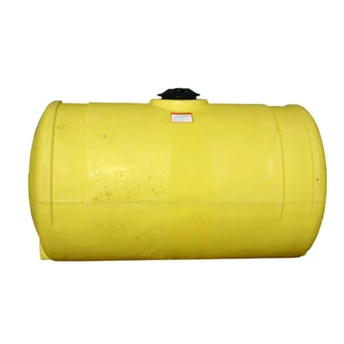 300 Gallon Norwesco Yellow Horizontal Tank