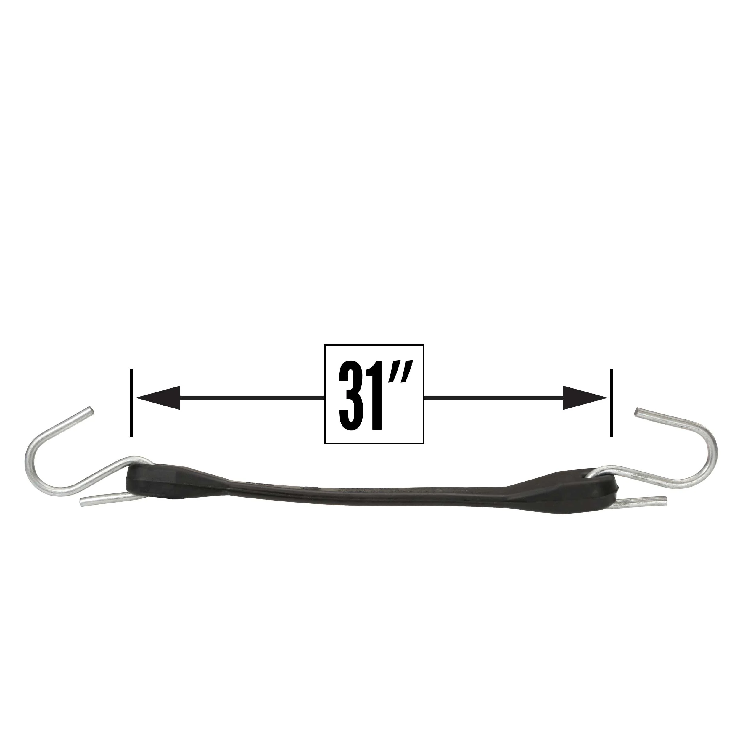 31" Rubber Tarp Straps (Bundle of 10) EPDM Rubber