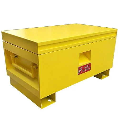 32-Inch Tool Storage Box Fully Lockable, Heavy Duty Lid