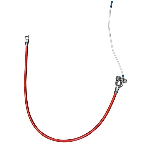 32" Top Post Battery Cable W/Lead Wire4 Gauge Red