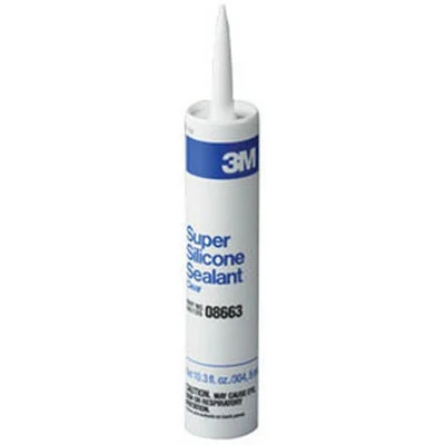 3M 1/10 Gal Clear Super Silicone Sealant (8663)