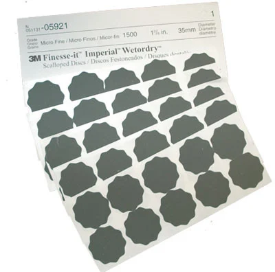 3M 1-3/8" Finesse-It Imperial Wetordry Scallop Disc (05921)