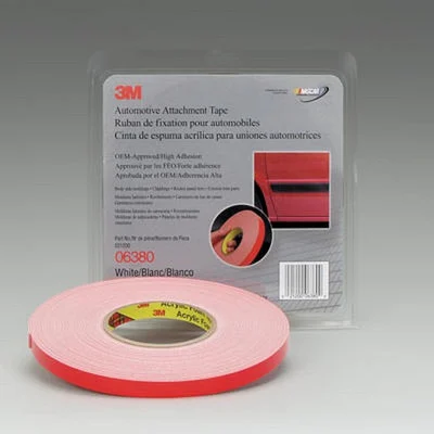 3M 1.52 mm White Automotive Attachment Tape (06380)