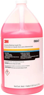3M 1 Gallon Overspray Masking Liquid Dry (6847)