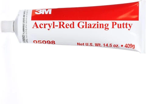 3M 14.5 oz Acrylic-Red Glazing Putty (5098)