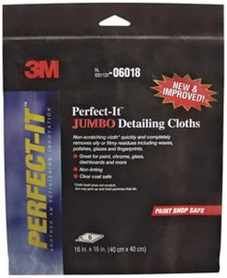 3M 16" X 16" Perfect-It Jumbo Detailing Cloth (6018)