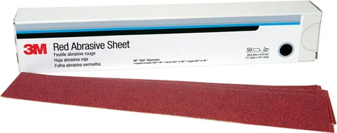 3M 2-3/4" X 16-1/2" P80D Hookit Red Abrasive Sheet 316U (1181)