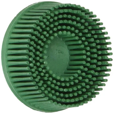 3M 2" Coarse Green Scotch-Brite Roloc Bristle Disc (7524)