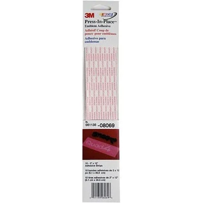 3M 2" X 12" Press-In-Place Emblem Adhesive (8069)