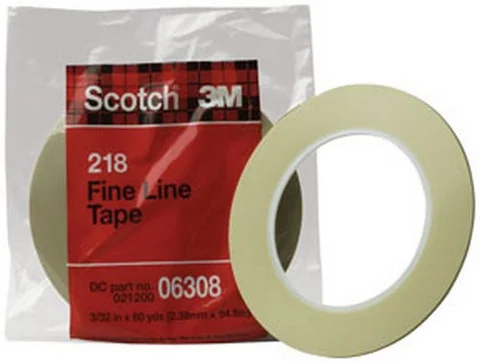 3M 3/32" x 60 Yards Scotch Fine Line Tape 218 (6308)