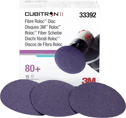 3M 3" 80+Grit Cubitron II Roloc Fibre Disc 786C (33392)