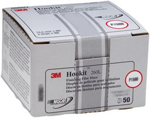 3M 3" P1500 Hookit Finishing Film Abrasive Disc 260L (907)